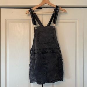 Don’t ask why corduroy overall dress!